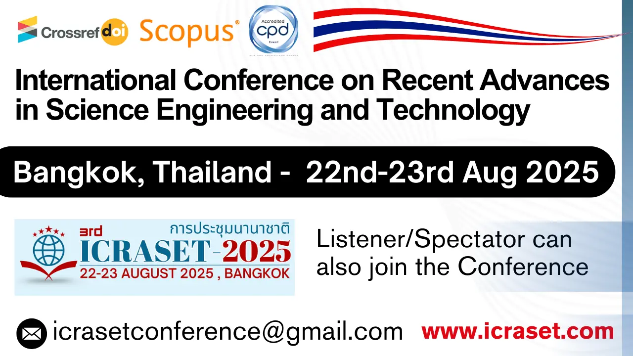 Science Engineering and Technology Conference in Thailand